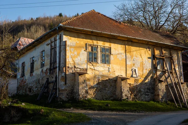 Rosia Montana Hermoso Pueblo Antiguo Transilvania Primera Ciudad Minera Rumania —  Fotos de Stock
