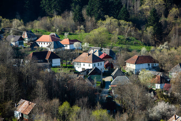 Rosia Montana, a beautiful old village in Transylvania. The first mining town in Romania that started extracting gold, iron, copper.