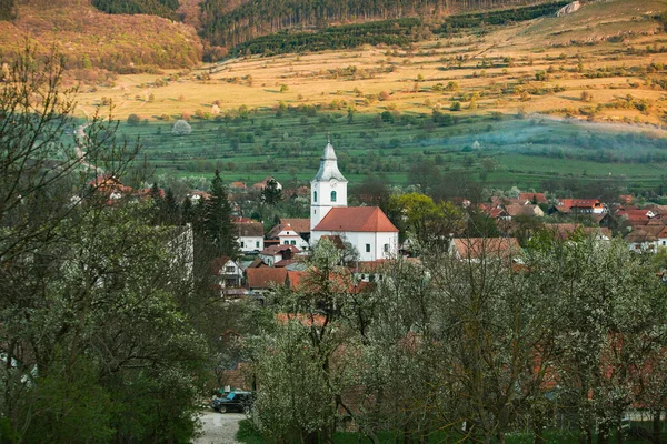 Rimetea Romanya Nın Transilvanya Kentinde Bulunan Küçük Bir Köydür Apuseni — Stok fotoğraf
