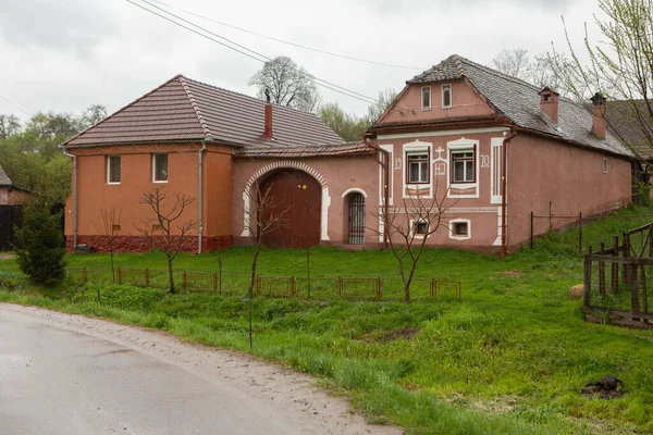 Biertan Een Zeer Mooi Middeleeuws Dorp Transsylvanië Roemenië Een Historische — Stockfoto