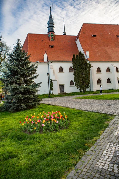 Beautiful Medieval Citadel City Sighisoara Heart Romania Transylvania Travel Destination — Stock Photo, Image