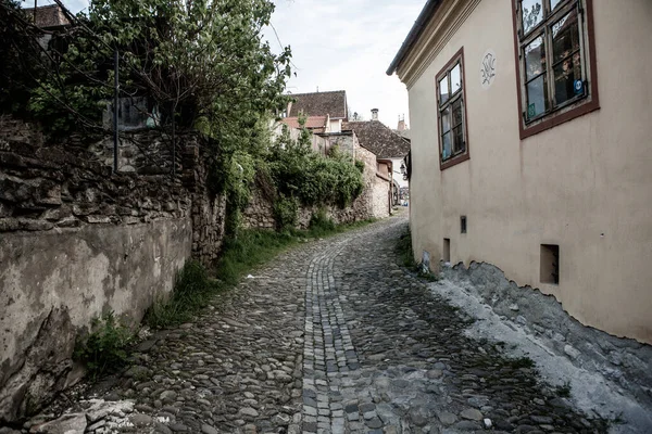 Красивый Средневековый Город Сигисоара Самом Сердце Румынии Трансильвания Туристическое Направление — стоковое фото
