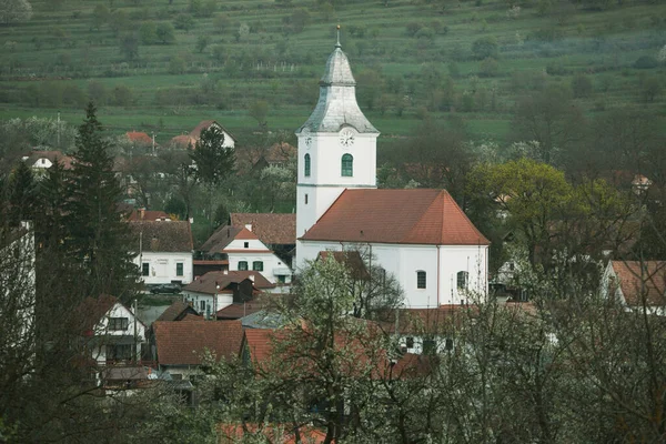 Rimetea Είναι Ένα Μικρό Χωριό Που Βρίσκεται Στην Τρανσυλβανία Της — Φωτογραφία Αρχείου