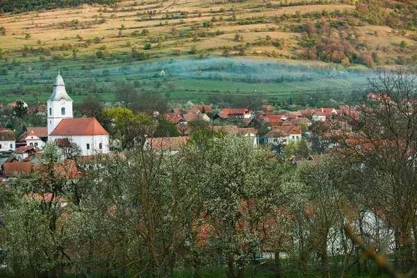 Rimetea Uma Comuna Romena Localizada Região Transilvânia Distrito Transilvânia Ele — Fotografia de Stock