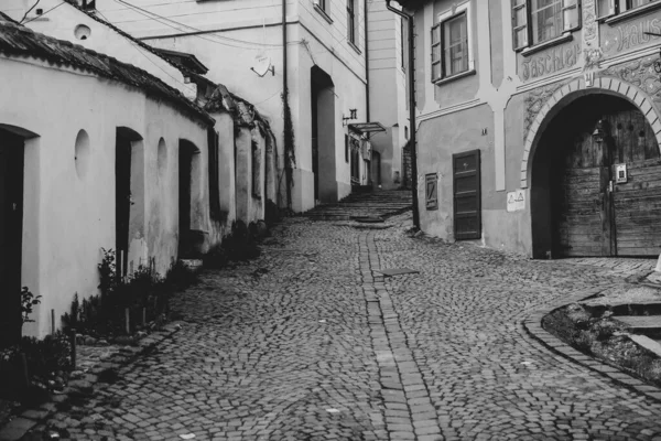 Stock image A beautiful medieval citadel city of Sighisoara in the heart of Romania, Transylvania travel destination in Eastern Europe.