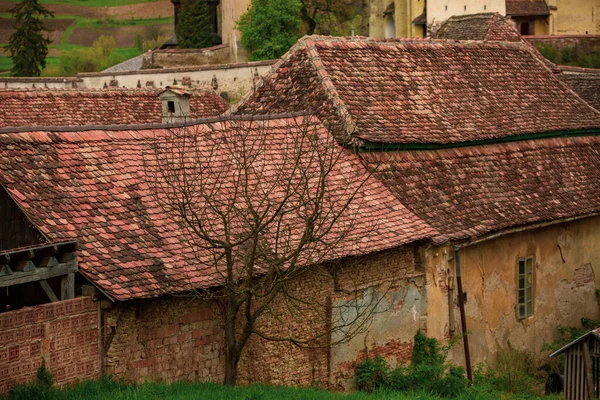Biertan Een Zeer Mooi Middeleeuws Dorp Transsylvanië Roemenië Een Historische — Stockfoto