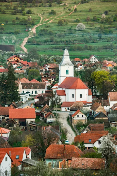 Rimetea Uma Comuna Romena Localizada Região Transilvânia Distrito Transilvânia Ele — Fotografia de Stock