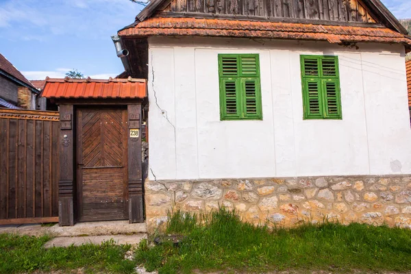 stock image Rimetea is a small village located in Transylvania, Romania. It is situated in the Apuseni Mountains and is known for its picturesque setting and well preserved Hungarian architectural style.