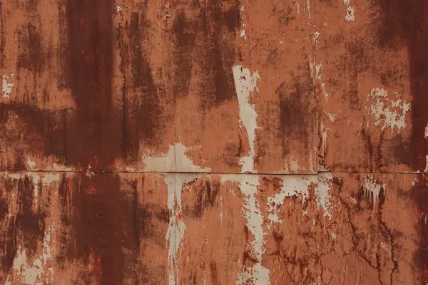 Rusty Fundo Textura Ferro Ondulado Abstrato Grunge Ferrugem Metal Textura — Fotografia de Stock