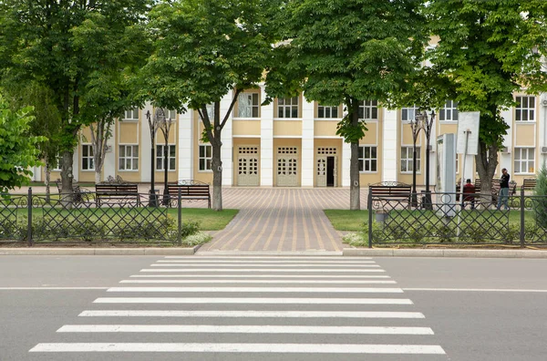 Smuk Ren Gade Itiraspol Transnistrien Eller Moldova Solrig Sommerdag - Stock-foto