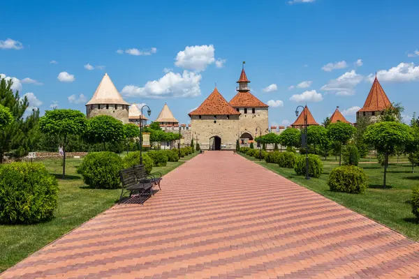 stock image Tighina Castle, also known as Bender Fortress or Citadel, is an architectural monument located in the city of Bender Republic of Moldova.