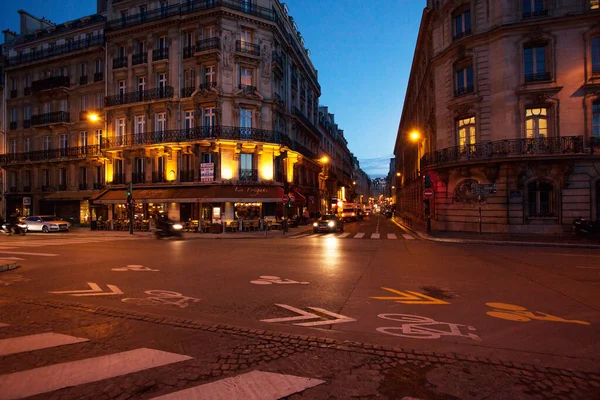 Vista Rua Paris França Paris Capital Cidade Mais Populosa França — Fotografia de Stock