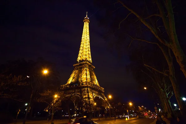 Widok Paryż Francja Paryż Jest Stolicą Najbardziej Zaludnionym Miastem Francji — Zdjęcie stockowe