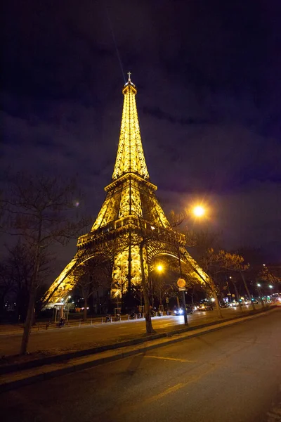 Θέα Στην Οδό Του Παρισιού Γαλλία Παρίσι Είναι Πρωτεύουσα Και — Φωτογραφία Αρχείου