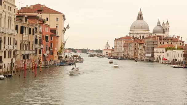 Evening Walk City Venetian Waters Italy — 图库视频影像