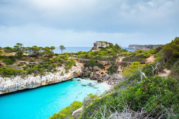 Calo Des Moro Majorca Spanje Prachtig Strandlandschap Exotisch Tropisch Eiland — Stockfoto