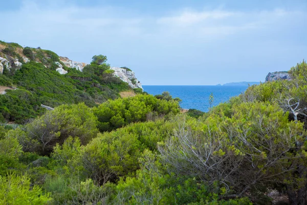 Calo Des Moro Majorka Hiszpania Piękny Krajobraz Plaży Egzotyczna Tropikalna — Zdjęcie stockowe