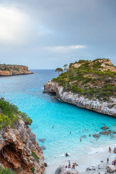 Calo Des Moro Mallorca España Hermoso Paisaje Playa Exótica Naturaleza — Foto de Stock