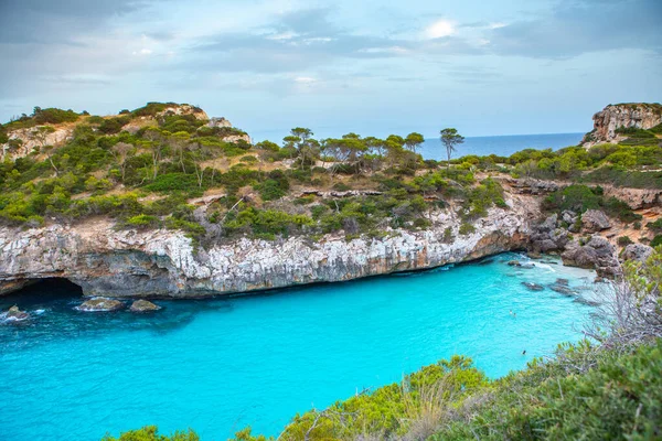Calo Des Moro Mallorca España Hermoso Paisaje Playa Exótica Naturaleza — Foto de Stock