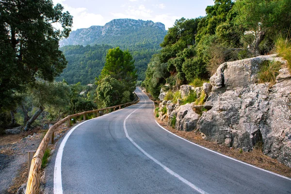 Hiking Holidays Mallorca Spain Beautiful Picture Landscape Serra Tramuntana Mountains — Stock Photo, Image