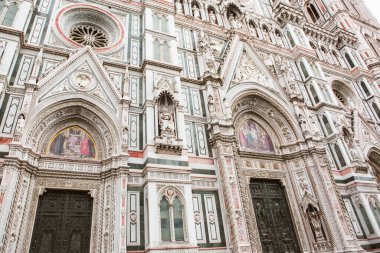 Floransa, Toskana, İtalya Tarih Merkezi 'nin mimarisi.