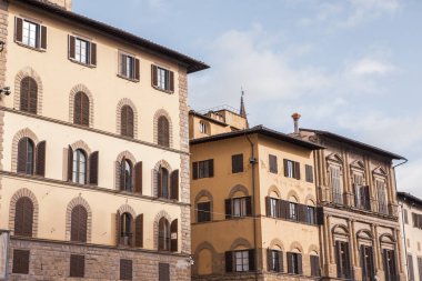Floransa, Toskana, İtalya Tarih Merkezi 'nin mimarisi.