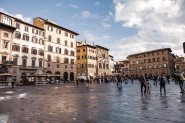 Floransa, Toskana, İtalya Tarih Merkezi 'nin mimarisi.