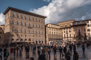 Floransa, Toskana, İtalya Tarih Merkezi 'nin mimarisi.