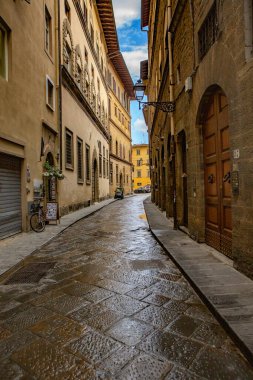 Floransa, Toskana, İtalya Tarih Merkezi 'nin mimarisi.