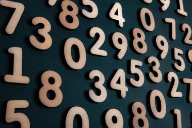 Sayıların arka planı ya da dokusu. Mali veri kavramı. Matematik. Bankacılık ya da para birimi. İş ve ekonomik büyüme.