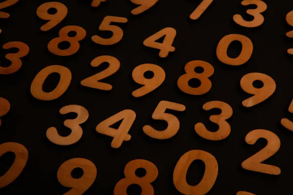 Background of numbers. from zero to nine. Numbers texture. Finance data concept. Matematic. Seamless pattern with numbers. financial crisis concept. Business success.