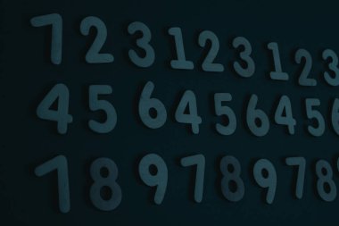 Sayıların arka planı ya da dokusu. Mali veri kavramı. Matematik. Bankacılık ya da para birimi. İş ve ekonomik büyüme.