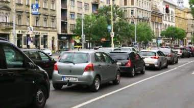 Yaz boyunca Budapeşte sokaklarında rutin yaşam videoları