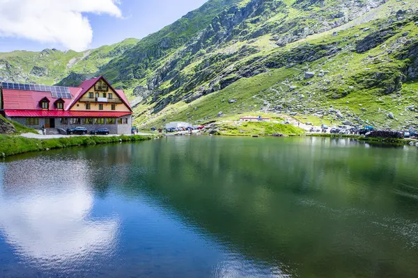 stock image Transfagarasan famous road in Romania. Very picturesque mountain road in the Carpathians, Romania. Landscape or nature on a mountain top.