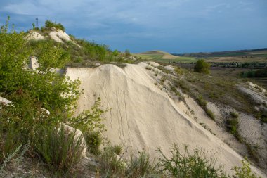 Moldova Cumhuriyeti 'nde manzara ve güzel yeşil doğa, Doğu Avrupa' da küçük dost bir ülke..