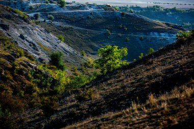 Moldova Cumhuriyeti 'nde kırsal alan. Doğu Avrupa 'dan güzel doğalı bir fotoğraf..