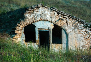 Moldova Cumhuriyeti 'nde kırsal alan. Doğu Avrupa 'dan güzel doğalı bir fotoğraf..