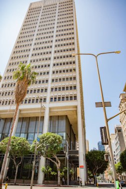 Amerika Birleşik Devletleri 'nin ünlü Los Angeles şehrinde güzel şehir manzarası