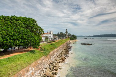 Fort Galle, Sri Lanka 'nın güneyinde, Galle' de bulunan tarihi bir kent. Asya 'da seyahat, Hint Okyanusu