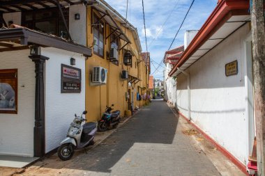 Fort Galle, Sri Lanka 'nın güneyinde, Galle' de bulunan tarihi bir kent. Asya 'da seyahat, Hint Okyanusu