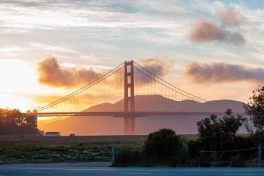 Golden Gate Köprüsü, San Francisco, California, ABD.