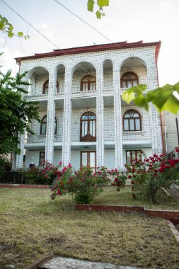 Moldova Cumhuriyeti 'nin kuzeyindeki tarihi ve kültürel Soroca kentindeki kentsel manzara