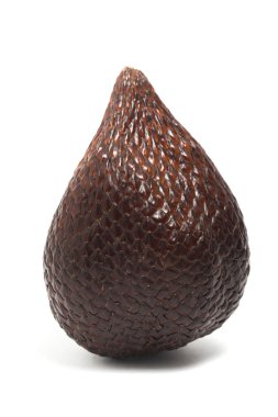 Taze organik yılan meyvesi beyaz arka plan kırpma yolunda izole edilmiş lezzetli