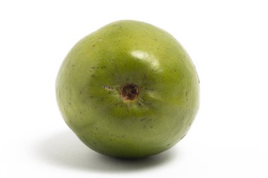 Taze organik ambarella Lezzetli meyve tarafı görünümü Beyaz arka plan kırpma yolu izole