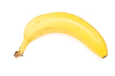 Taze organik muzlar, lezzetli meyve arkaplan kırpma yolunda izole edilmiş.