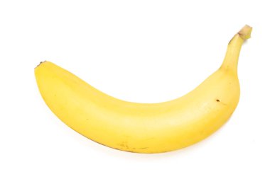 Taze organik muzlar, lezzetli meyve arkaplan kırpma yolunda izole edilmiş.