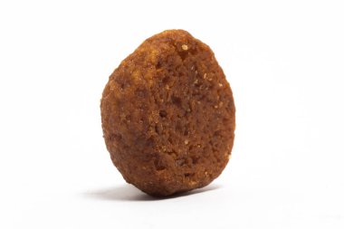 Palmiye peynirli kurabiye arka planı beyaz arkaplan kırpma yolunda izole