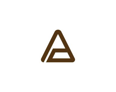 AD logo tasarım vektör şablonu. 