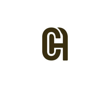 CA logo tasarım vektör şablonu. CA