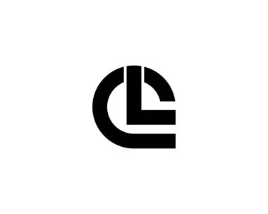 CL logo tasarım vektör şablonu